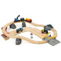 BRIO World - Spoor en Weg Transportset baan - thumbnail