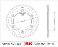 RK Chain wheel 520 48z steel silver