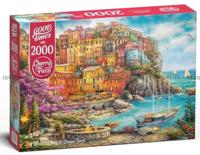 A Beautiful Day at Cinque Terre Puzzel 2000 Stukjes