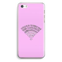 Home Is Where The Wifi Is: iPhone 5 / 5S / SE Transparant Hoesje