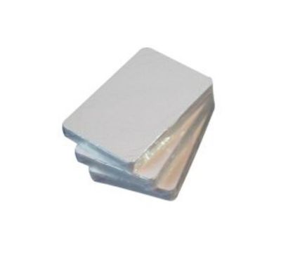 Mortierkrabbers blanko geplastificeerd