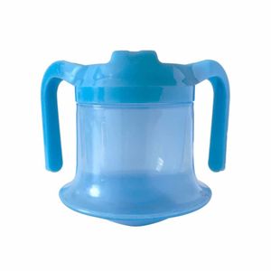 Tuimelbeker met smal tuitje | Glow in the dark | Inhoud: 250 ml | Blauw | PR65139