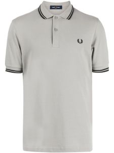 Fred Perry polo à logo brodé - Gris