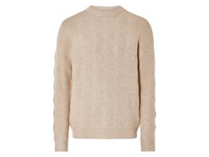 LIVERGY Gebreide heren trui (Beige, M)