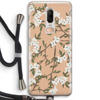 Blossoming spring: OnePlus 6 Transparant Hoesje met koord Blossoming spring: OnePlus 6 Transparant Hoesje met koord