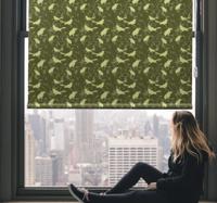 Klassieke rolgordijnen Groene vogels victoriaanse stijl