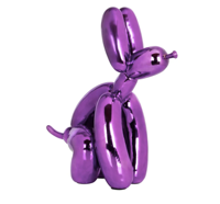 Art Decoration Dog paars