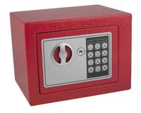 Kluis pavo mini 230x170x170mm elektronisch rood