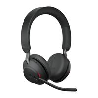 Jabra Evolve2 65, MS Stereo Headset Draadloos Hoofdband Kantoor/callcenter USB Type-A Bluetooth Zwart - thumbnail