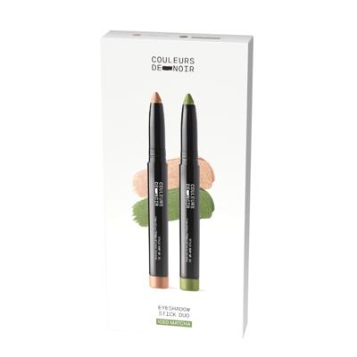 Les Couleurs de Noir Eyeshadow Stick Summer Duo 10 Iced Matcha