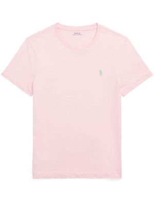 Polo Ralph Lauren t-shirt en coton à logo brodé - Rose