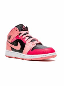 Jordan Kids baskets mi-montantes Air Jordan 1 'Coral Chalk' - Rouge