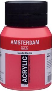 Royal Talens Amsterdam Acrylverf 500 ml - Transparantrood Middel