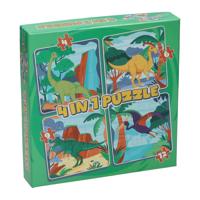 Wins Holland Legpuzzel 4in1 - dino, 12st. Wins Holland Legpuzzel 4in1 - dino, 12st.