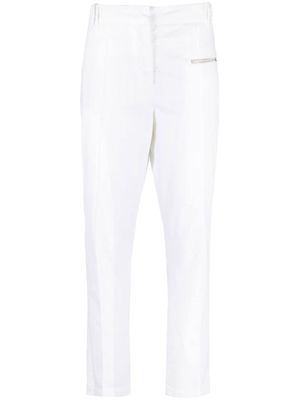 Fabiana Filippi pantalon à coupe droite - Blanc