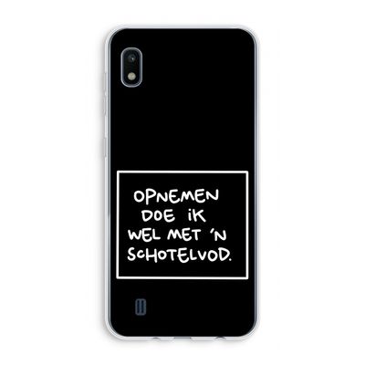 Schotelvod: Samsung Galaxy A10 Transparant Hoesje