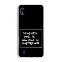 Schotelvod: Samsung Galaxy A10 Transparant Hoesje