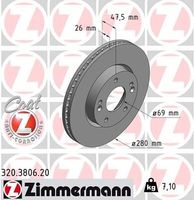 Remschijf Coat Z 320380620