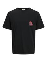 Jack - Jones Jorcanggu Illu Tee Ss Crew Neck Print T-shirts Black