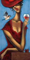 Kunstdruk Ira Tsantekidou - Rose d&apos;Anjou 2 50x100cm