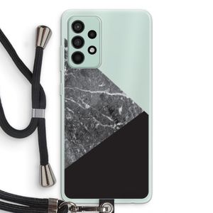 Combinatie marmer: Samsung Galaxy A52s 5G Transparant Hoesje met koord