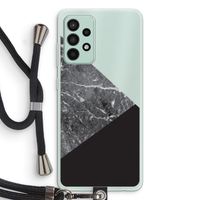 Combinatie marmer: Samsung Galaxy A52s 5G Transparant Hoesje met koord