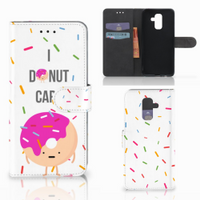 Samsung Galaxy A6 Plus 2018 Book Cover Donut Roze