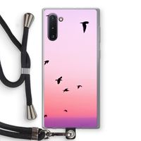 Fly away: Samsung Galaxy Note 10 Transparant Hoesje met koord