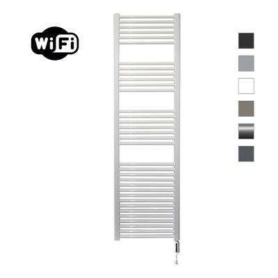 Elektrische Radiator Sanicare HWV Met Wifi 172x45 cm Wit 920W Met Thermostaat Wit Rechtsonder Sanicare