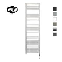 Elektrische Radiator Sanicare HWV Met Wifi 172x45 cm Wit 920W Met Thermostaat Wit Rechtsonder Sanicare