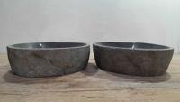 Waschbecken Stein Satz RM250349AB, 48x38x15 cm