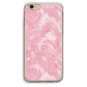 Abstract Painting Pink: iPhone 6 Plus / 6S Plus Transparant Hoesje