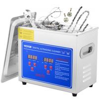 VEVOR Ultrasoon Reiniger JPS-20A Ultrasonic Cleaner 3L Cleaner Ultrasonic Ultrasonic Cleaner Ultrasoon reinigingsapparaat roestvrij staal