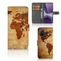 OnePlus 8T | Flip Cover | Wereldkaart