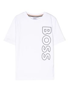 BOSS Kidswear t-shirt à logo imprimé - Blanc