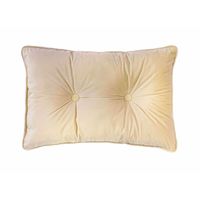Tiseco Home Studio Sierkussen 2 Knopen Kleur: Zand - thumbnail