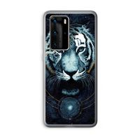 Darkness Tiger: Huawei P40 Pro Transparant Hoesje Darkness Tiger: Huawei P40 Pro Transparant Hoesje
