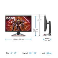 BenQ 9H.LKTLA.TBE computer monitor 68,6 cm (27") 3840 x 2160 Pixels 4K Ultra HD LED Zwart - thumbnail