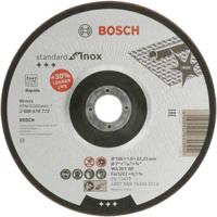 Bosch Accessories Standard for Inox 2608619772 Doorslijpschijf gebogen 180 mm 1 stuk(s) Staal