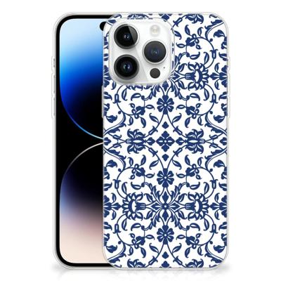 iPhone 14 Pro Max | TPU Case | Flower Blue