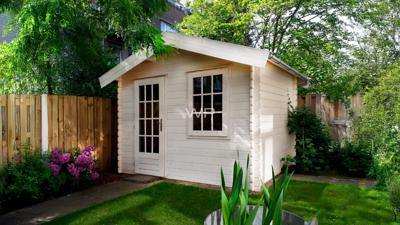 Woodpro Blokhut/Tuinhuis Tuut 300x250 cm- Zadeldak- Hout- Woodpro