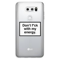 My energy: LG V30 Transparant Hoesje