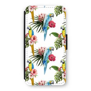 Kleurrijke papegaaien: iPhone 12 Pro Flip Hoesje