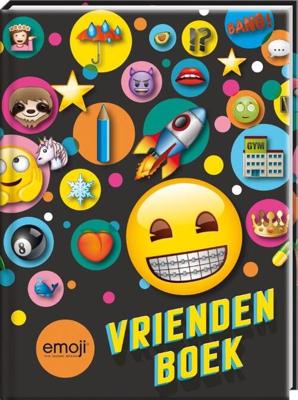 Emoji Vriendenboekje Zwart