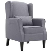 Fauteuil stof donkergrijs - thumbnail