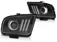 Tuning-Tec Koplampen met parkeerlicht FORD MUSTANG 04-09 ZWART - thumbnail