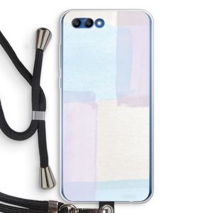 Square pastel: Honor 10 Transparant Hoesje met koord