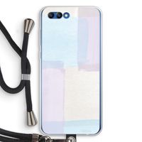 Square pastel: Honor 10 Transparant Hoesje met koord