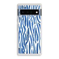Blauwe nerven: Google Pixel 6 Pro Transparant Hoesje