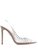 Aquazzura escarpins Starburst 105 mm à bout pointu - Tons neutres Aquazzura escarpins Starburst 105 mm à bout pointu - Tons neutres